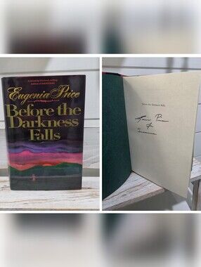 Signed 1st edition hardback of Before the darkness falls by Eugenia Price